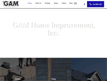 Tablet Screenshot of gamhomeimprovement.com